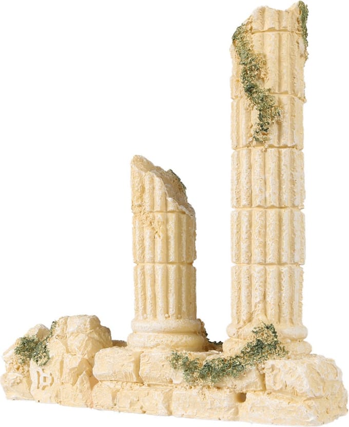 Aqua Della Griekse Pilaar - Aquarium - Ornament - 15.8x5.5x14.1 cm