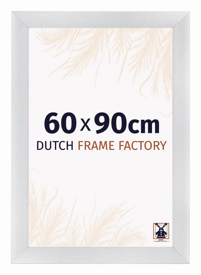 Fotolijst 60x90 cm - MDF - Zilver Mat - Praag