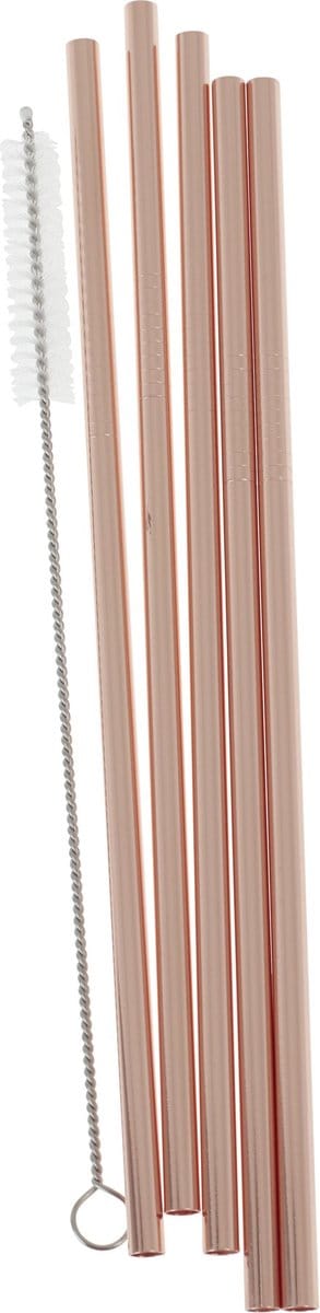 Ginger Ray - Ginger Ray - Metalen Rietjes Rose Gold (5 stuks)