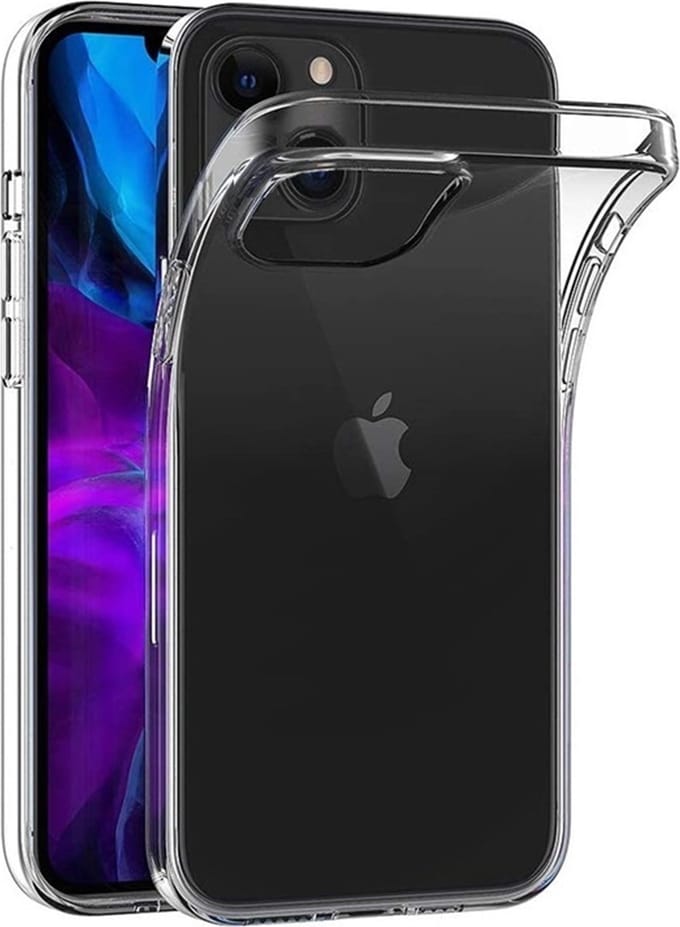 Hoesje voor iPhone 13 Mini backcover Shockproof siliconen Transparant