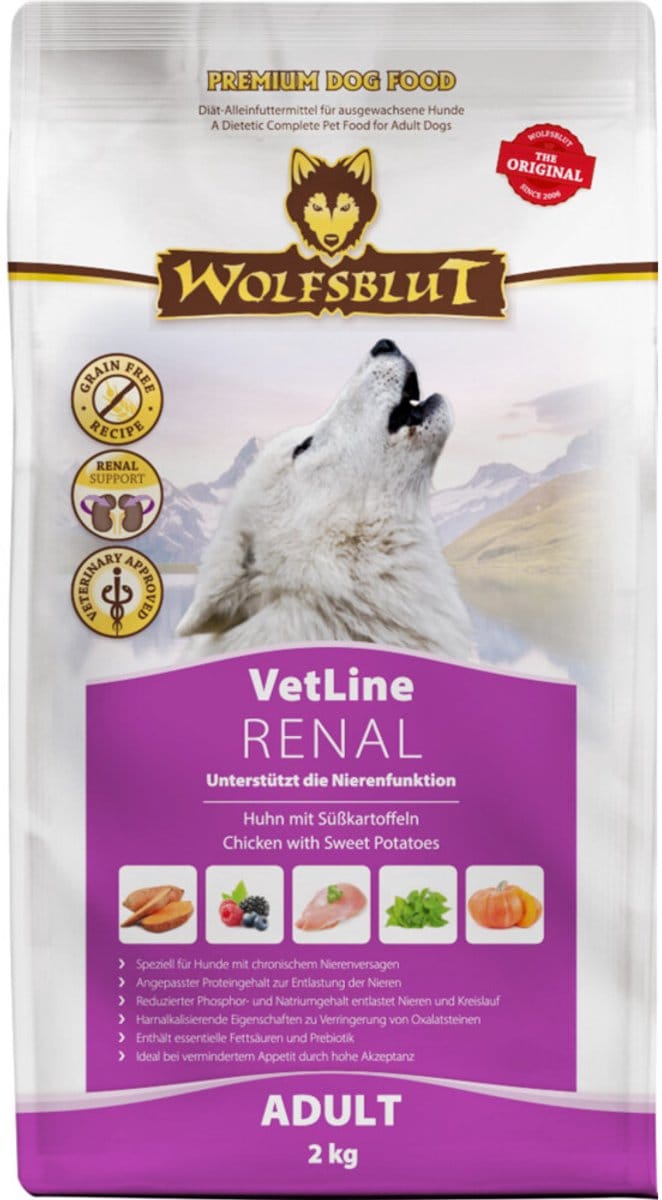 Wolfsblut VetLine Renal - 4 x 2 kg - Voordeelverpakking