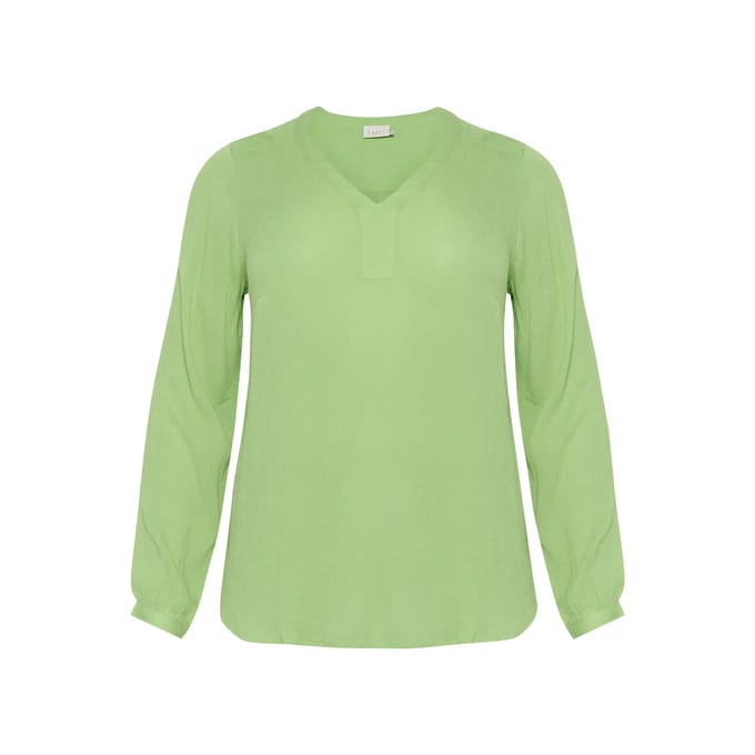 Blouse met lange mouwen Regular fit Spring Bouquet light green