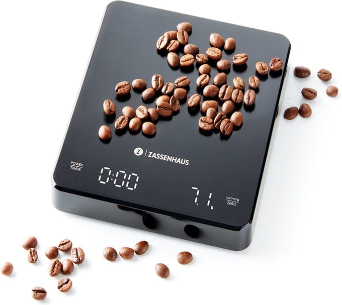 Digitale koffie weegschaal EXPERT Zassenhaus