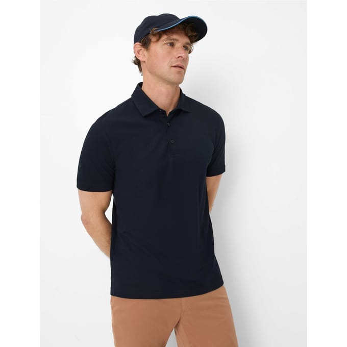 Brax Heren Poloshirt  Style PEPE navy, donkerblauw, maat L