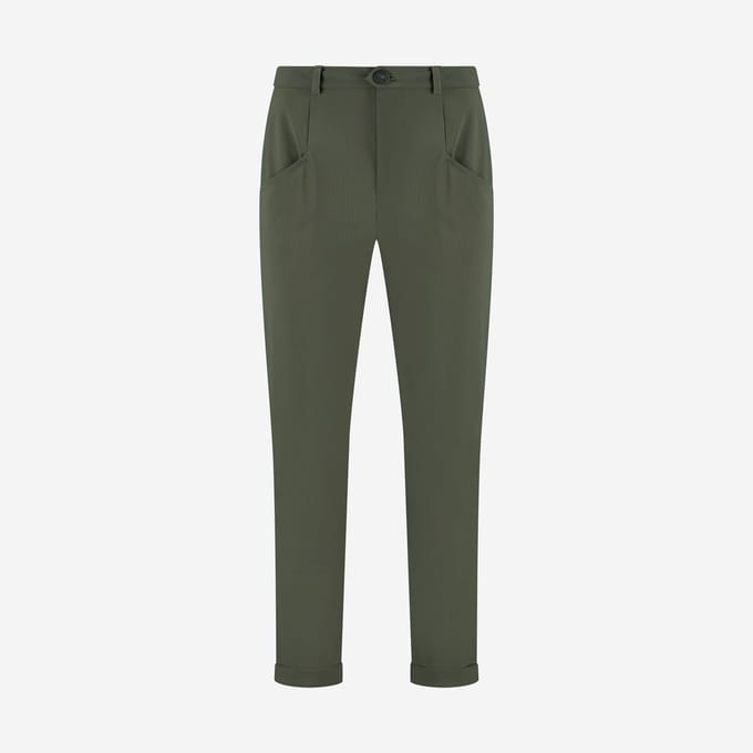 Hary Long Pants Technical Jersey | Army green - Army green / S