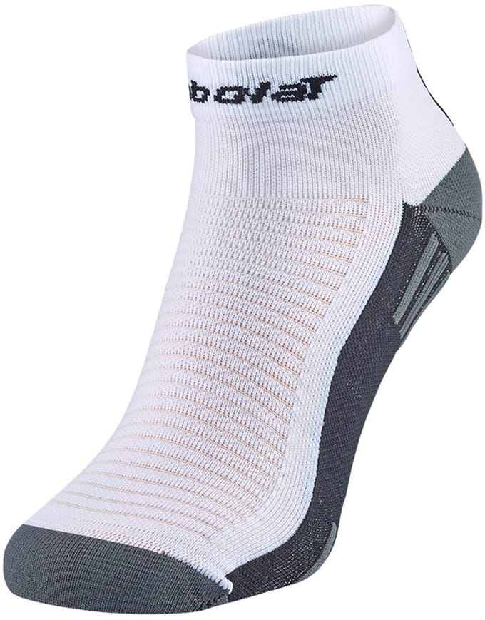 Babolat padel quarter sokken - wit / zwart - maat 35/38
