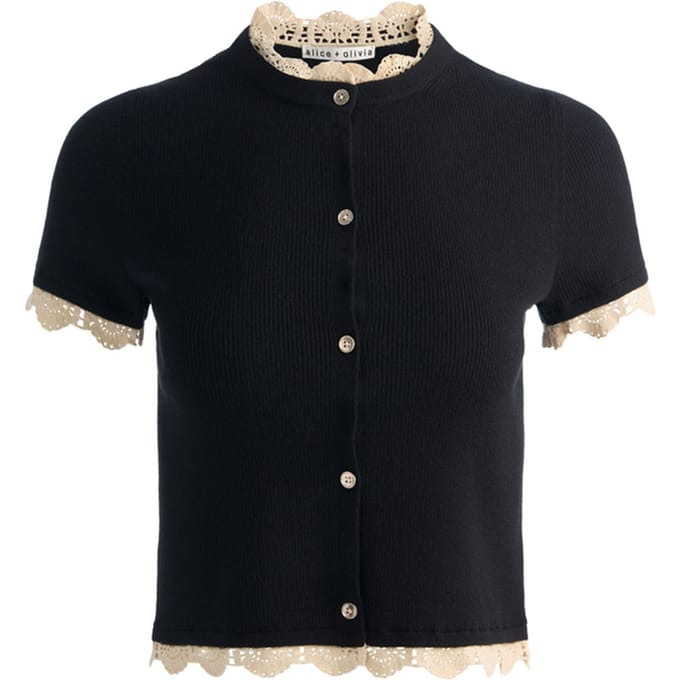 Alice + Olivia Overhemden zwart