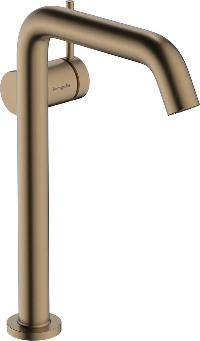 hansgrohe Tecturis S ééngreeps wastafelkraan 240 Fine CoolStart voor waskommen, zonder waste mat wit