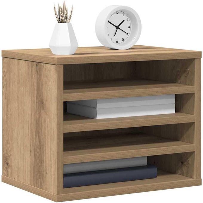 Bureau Organizer met Meerdere Compartimenten in Artisan Eikenlook