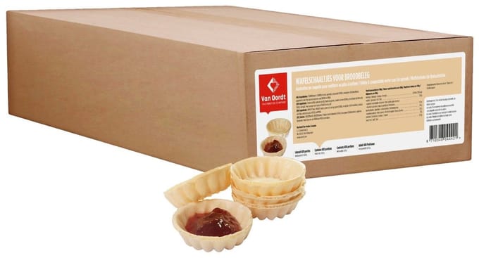 Van Oordt | Wafelschaaltjes Voor Broodbeleg | 480st
