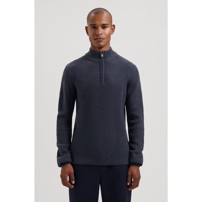 Dstrezzed Ds-skipper Ribknit Dk. Navy Maat: XL | Coltruien Outlet | Heren | Blauw