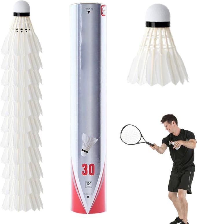 Badminton ballen - Shuttlecocks training - Sport training - Hoge snelheid - 12 stuks - Meerkleurig
