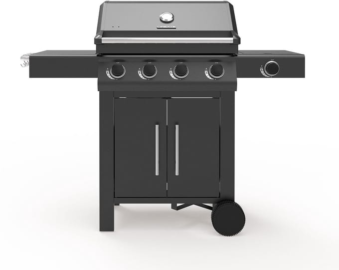 CREATE - Gasbarbecue met zijbrander en bijzettafel - BBQ GAS BURNER PRO