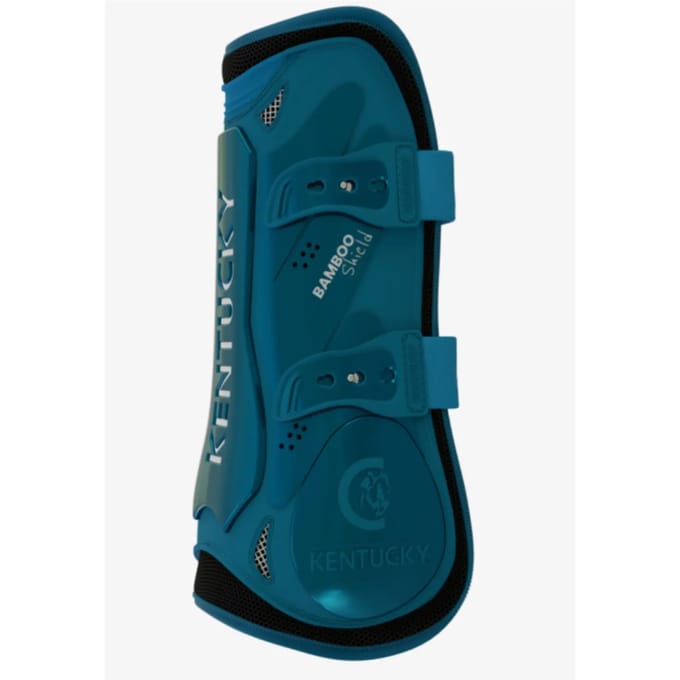 Kentucky Horsewear - Bamboe Peesbeschermers - TPU Kader - Emerald - Elastiek - Maat M
