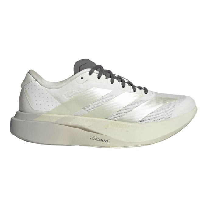 Adidas Adizero EVO SL Sneakers Dames - Wit - Maat 43 1/3 - Mesh/Synthetisch
