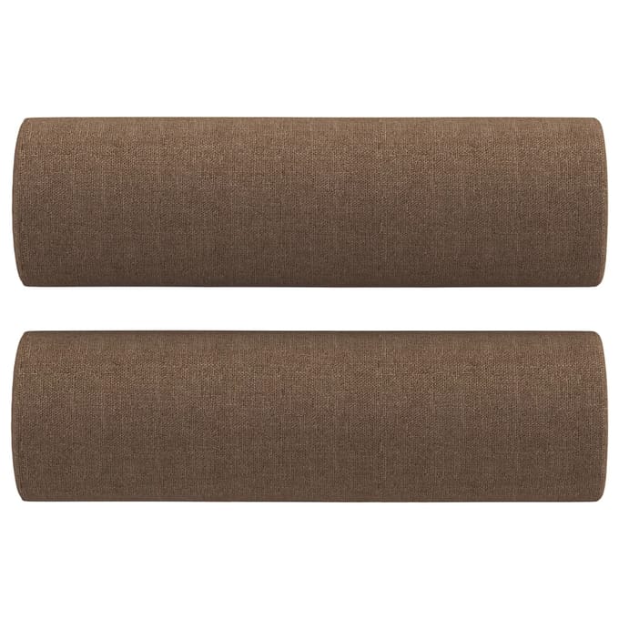 vidaXL - Sierkussens - 2 - st - 15x50 - cm - stof - bruin