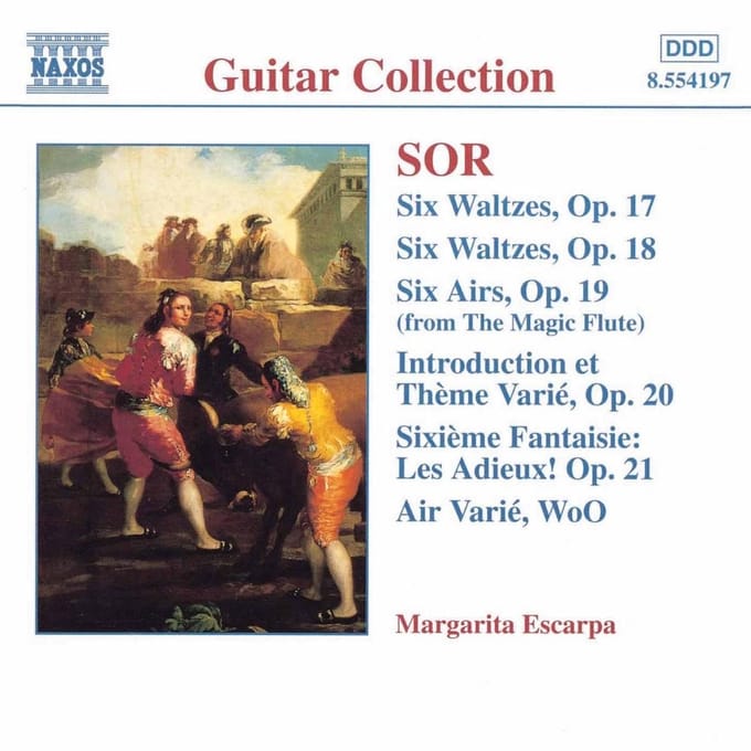 Margarita Escarpa - Sor: Six Waltzes Opp, 17, 18, 19, 20 & 21 (CD)
