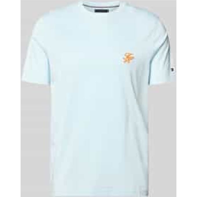 Tommy Hilfiger Script Monogram T-shirt Keepsake Blue Taglia: S | Magliette basic Outlet | Uomo | Blu