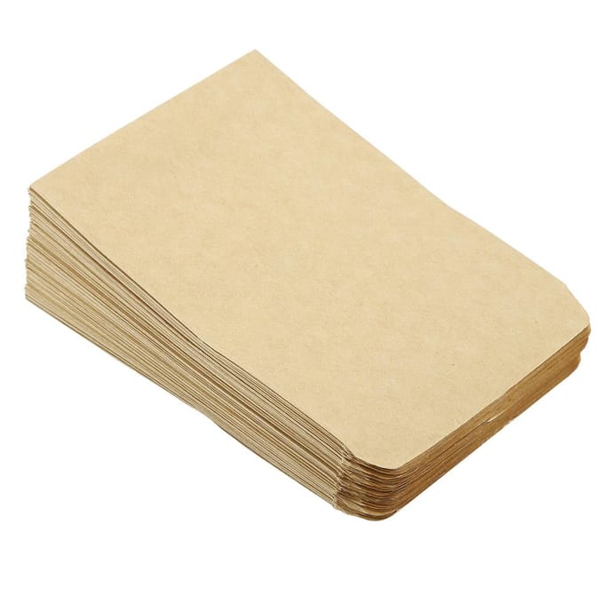 Sacs en papier Kraft, 100 pièces, maïs, blé, riz, graines, emballage, sac de rangement, Style enveloppe Type 2