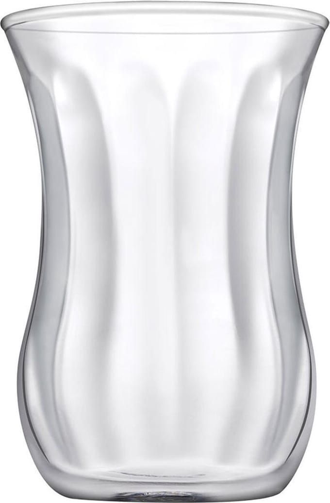 Üsküdar Theeglas met reliëf - 0,16 liter - 24-delige set | GGM Gastro