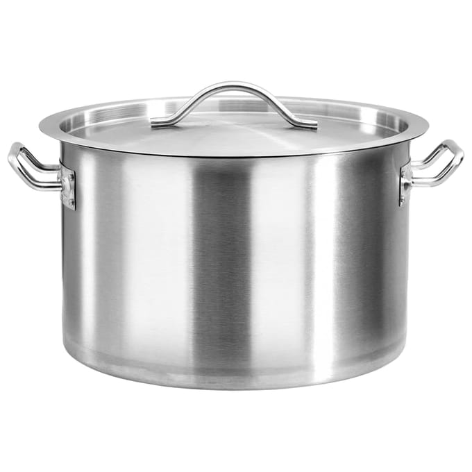 vidaXL Kookpan 24 L 36x24 cm roestvrij staal