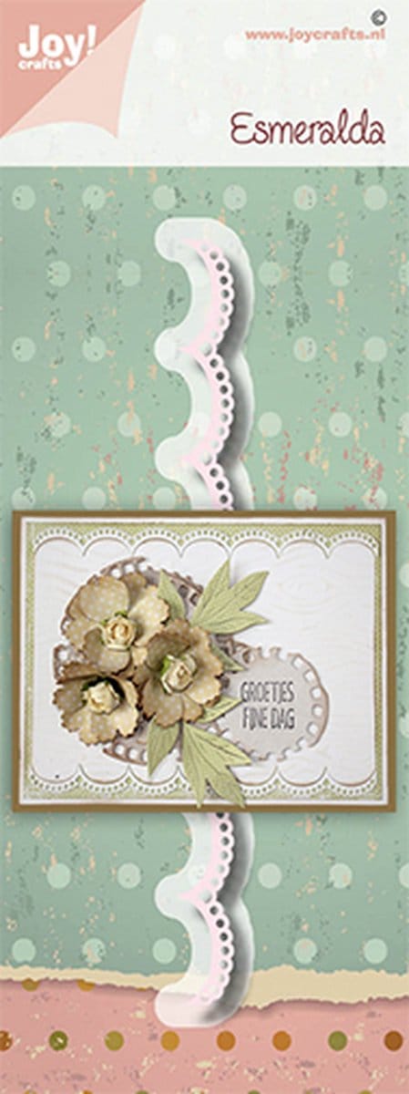 Joy!Crafts Snijstencil - Noor Vintage rand Esmeralda
