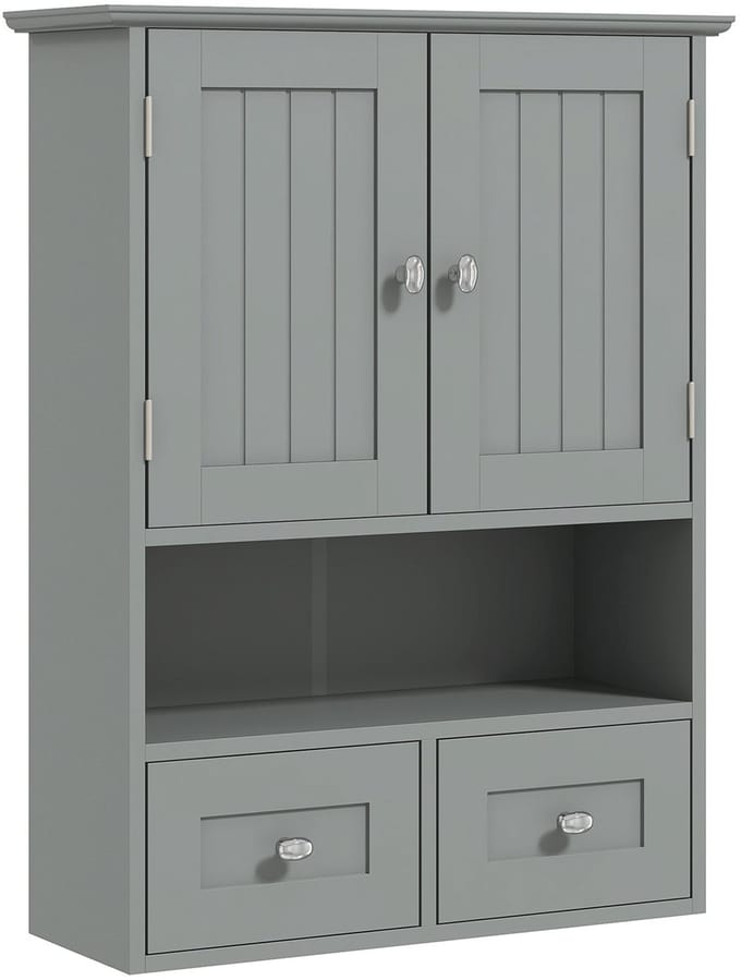 kleankin-wandkast-MDF-50,8x17,8x66cm-grijs