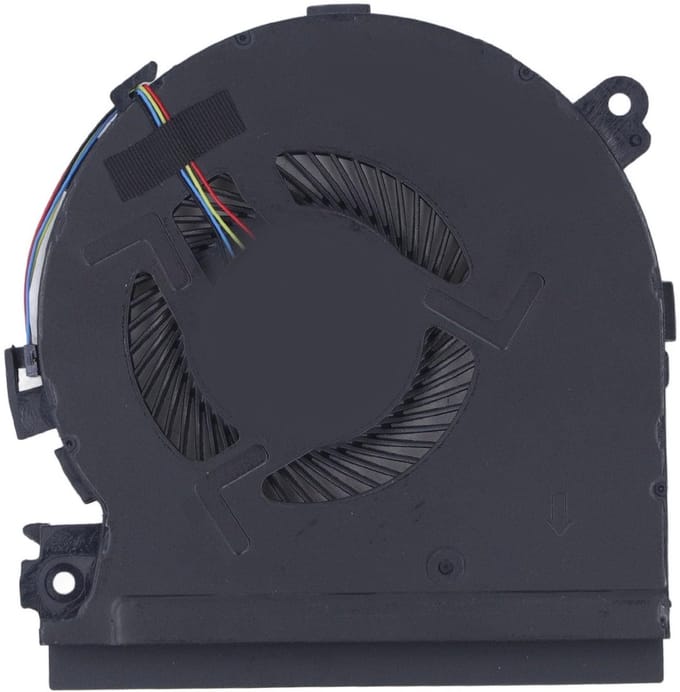 Laptop CPU GPU Koelventilator, 4-pins 4-draads Notebook Interne Koeler, vervanging voor Spectre X360 15 Ch000 15t Ch000 NS75C00 15in Laptops (GPU-koelventilator)