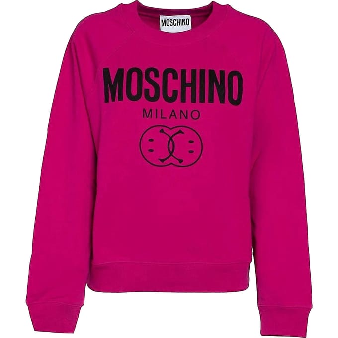 Moschino Heren Milano Trui (Roze)
