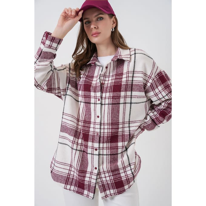 Reguliere Pas Flanel Shirt