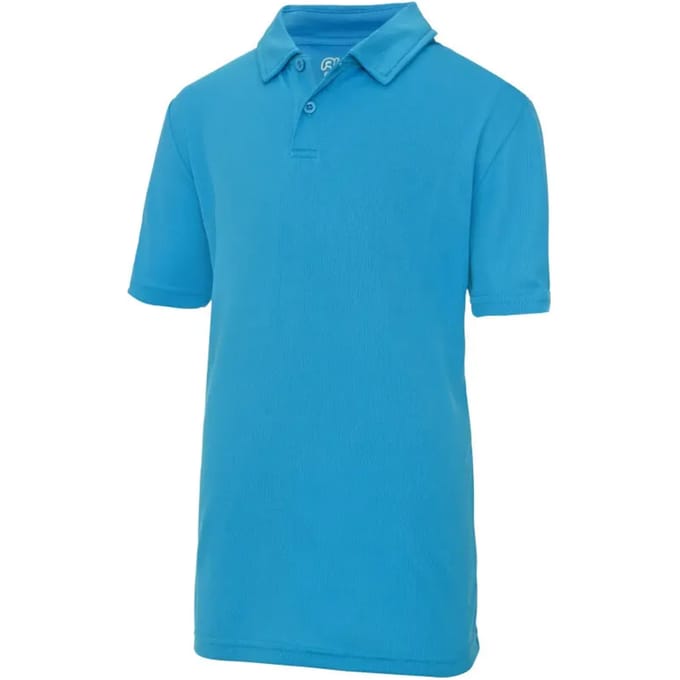 Just Cool - Cool Kinder Polo - Sapphire Blue maat 9/11 (L)