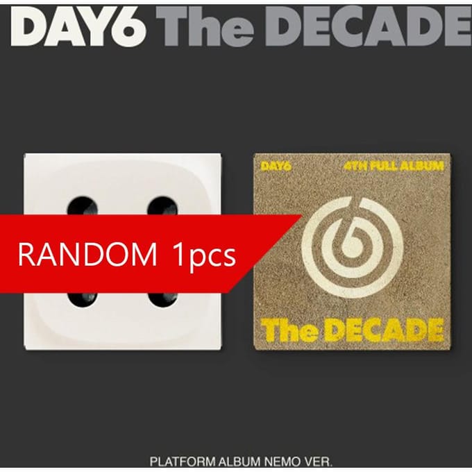 DAY6 – Het DECENNIUM (Platform Album Nemo Ver.) Random 1pcs red