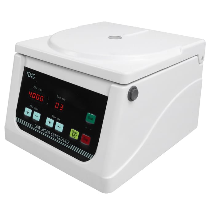 Desktop Centrifuge Machine 2200xg 4000rmin LCD-scherm Laboratorium Tafelmodel Centrifuge met Timer white