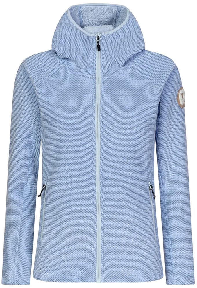 Rock Experience Crystal Fleece Met Volledige Rits Blauw XL Vrouw