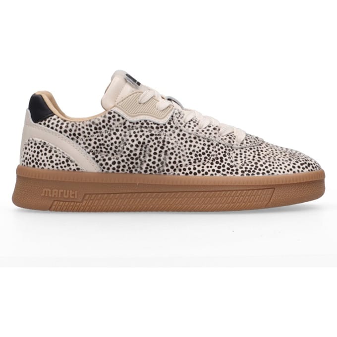 Maruti Yale Sneakers Dames - Leren Sneaker - Beige - Maat 43