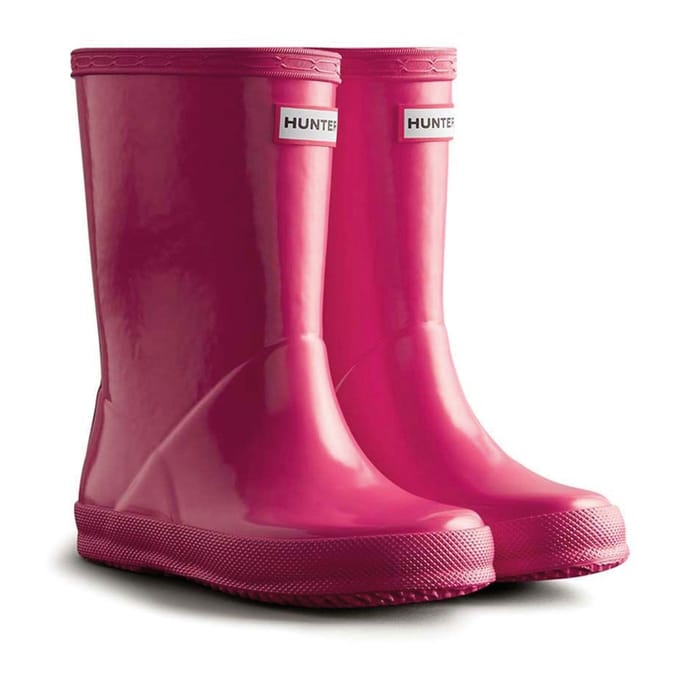 Hunter - Regenlaarzen voor kinderen - Kids first classic - Gloss - Roze - maat 34EU