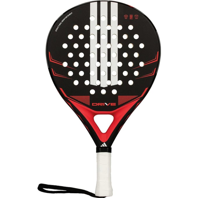 Adidas Drive Black 2026 Padelracket Heren - Zwart / Rood | Maat: UNI