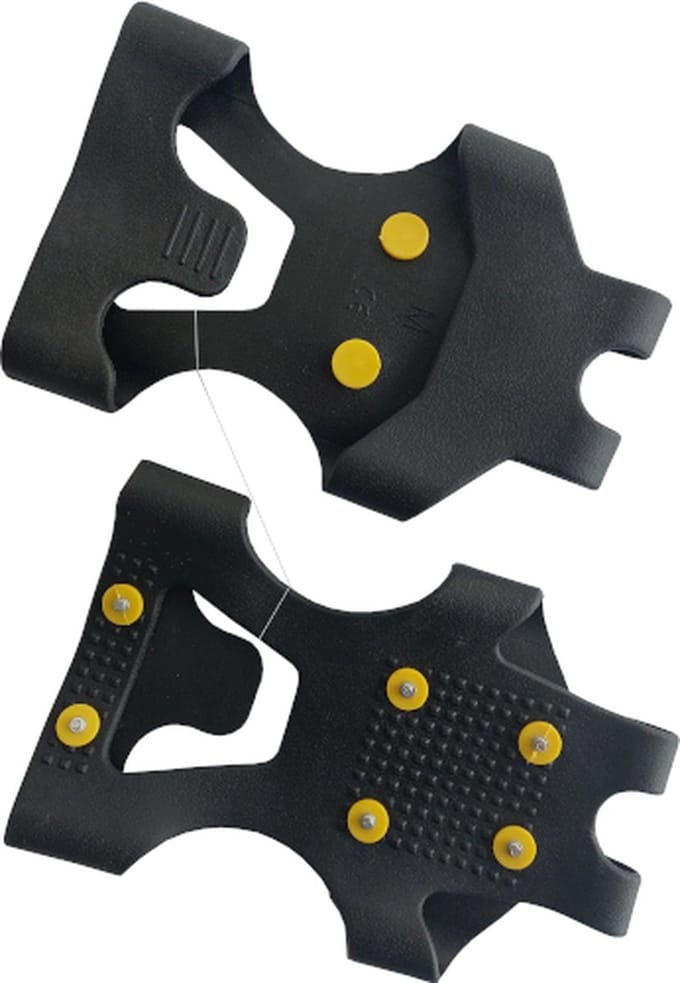 Winter-grip Antislip Zool - Grip Studs - Snow Steps - Snowsteps - Sneeuw en ijs - Zwart/Geel - 36-41