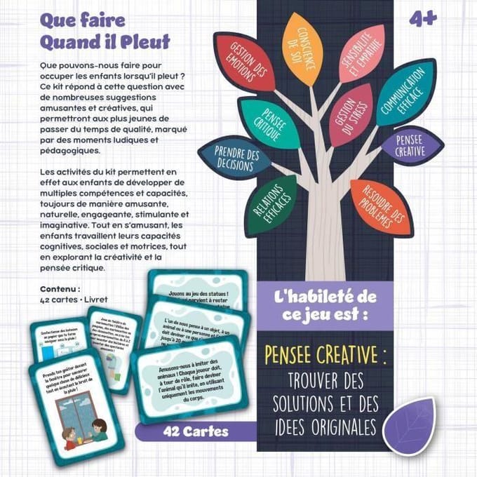 Lisciani - Life Skills - Que faire quand il pleut dehors - Fr