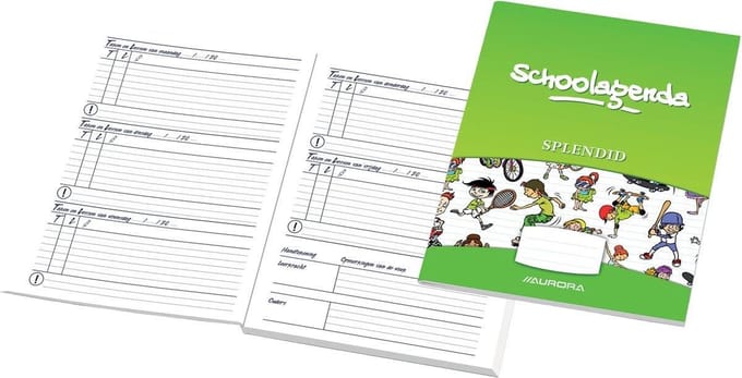 schoolagenda Nederlandstalig eeuwigdurend