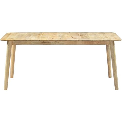 vidaXL - Eettafel - 180x90x76 - cm - massief - mangohout