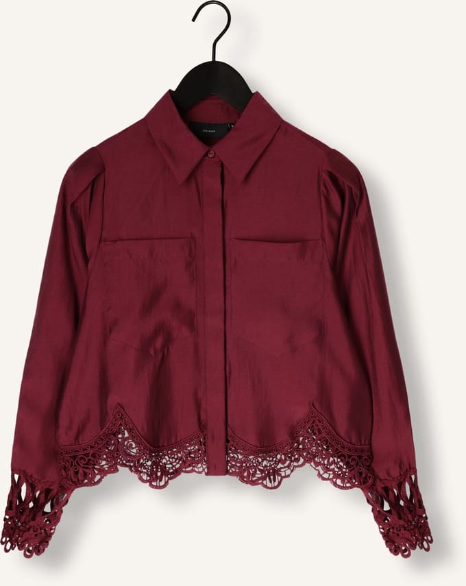 Copenhagen Muse Cmmolly-shirt 6 Blouses Dames - Bordeaux - Maat XL