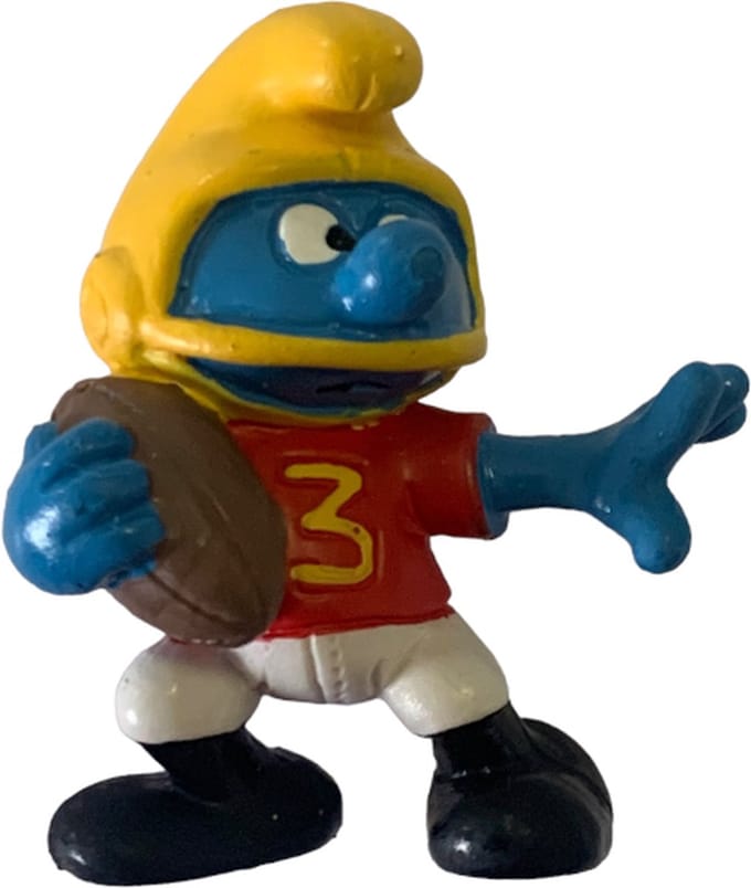 Smurf Figuurtje - American Footbal figuurtje - 20132 - 6 cm - Schleich