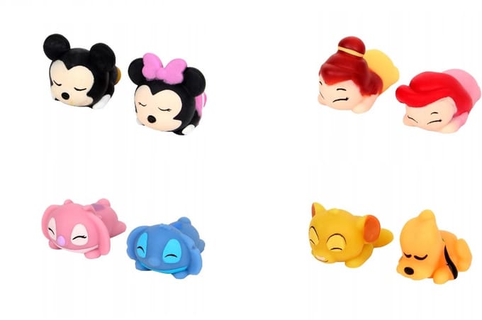 Disney Snuglets - 8-pak - Knijpen & Rekken - Anti stress