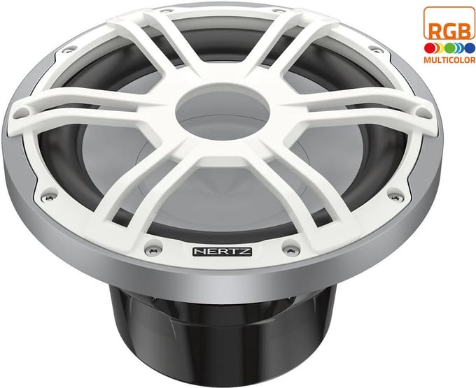 HMS 10 S2-LD-SW.1 - 10 Marine Sport subwoofer 2 Ohm wit RGB LED