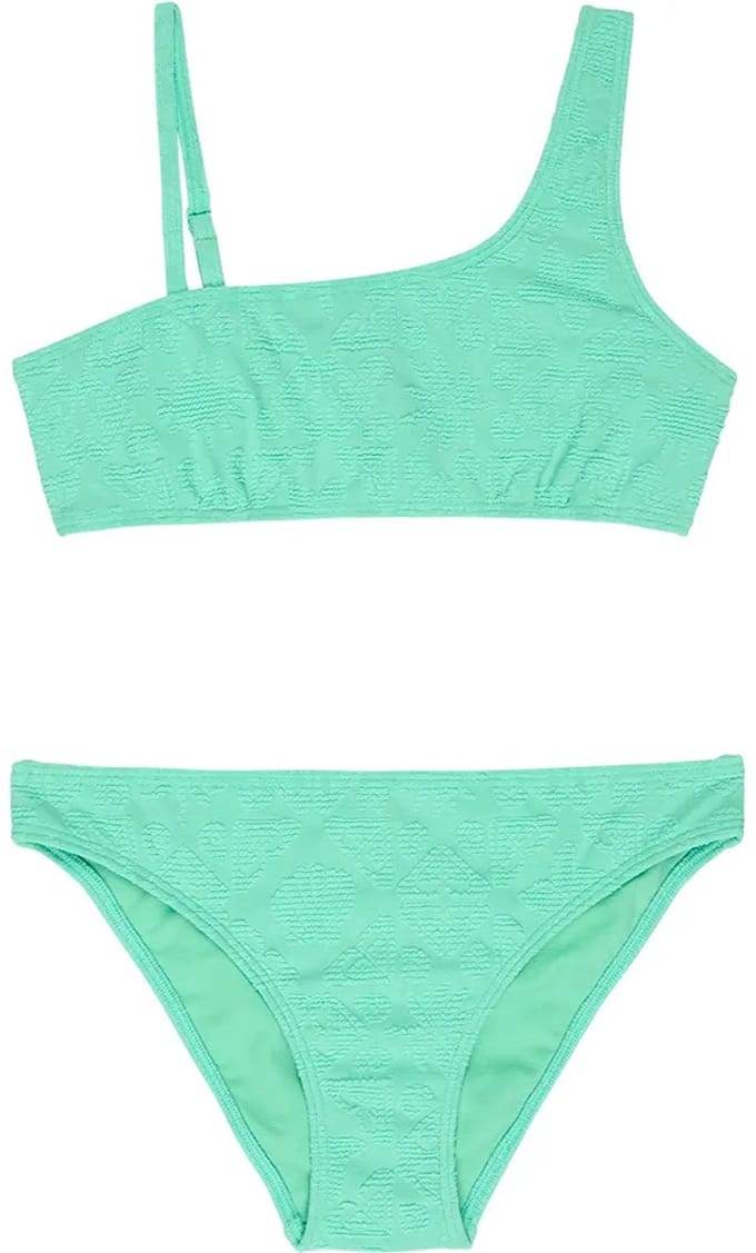 Roxy Hippie Hour Assymetric Bralette Bikini Groen 16 Years Meisje