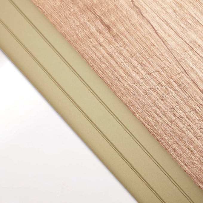 Aluminium Overgangsprofiel Plat Vloerprofiel 37 mm - Drempel Geperforeerd 100 cm