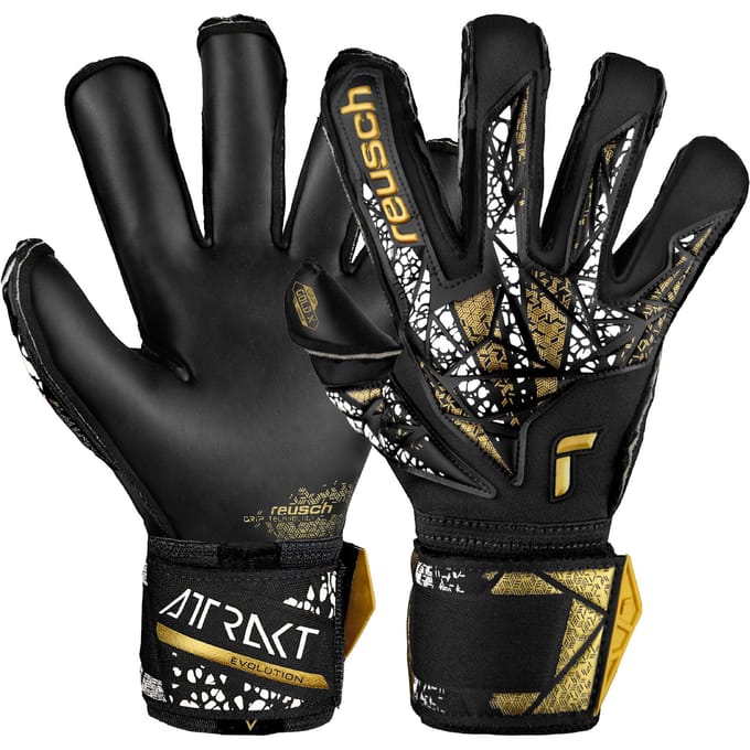 Reusch Attrakt Gold X Evolution Cut Finger Support - Keepershandschoenen - Maat 9