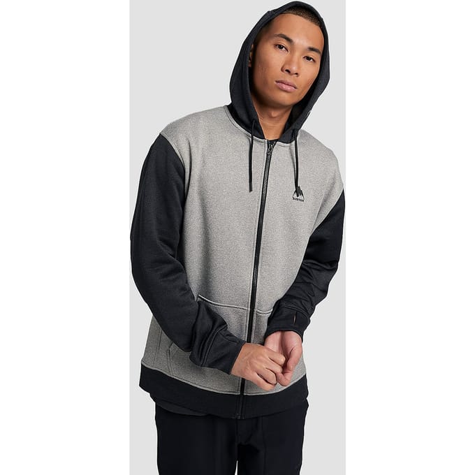 Burton Mens Burton Oak Full-Zip Hoodie