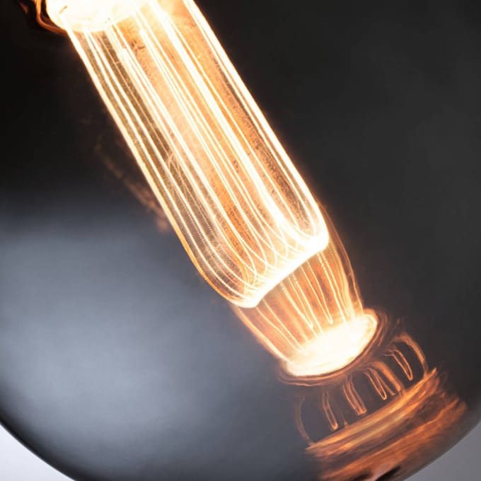 Inner Glow Edition LED Globe Arc E27 230V 80lm 3,5W 1800K Rookglas